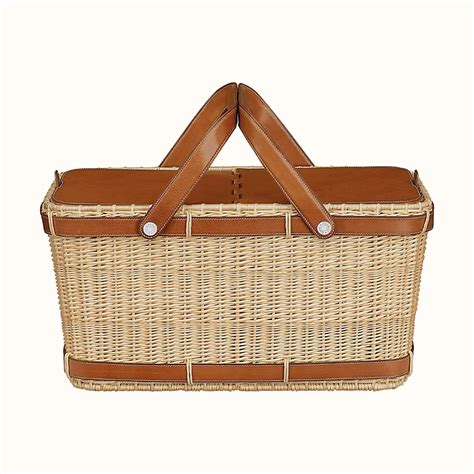 hermes baskets|hermes picnic basket.